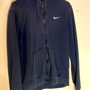 blue nike zip up